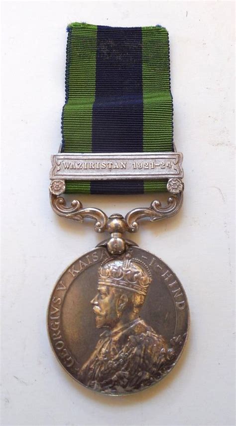 British India General Service Medal Waziristan Bar Sepoy