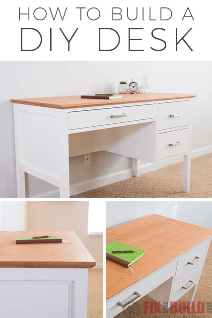 How to Build a Desk with Drawers | DIY Desk Plans | FixThisBuildThat