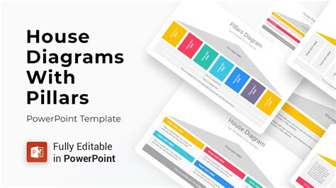 House Diagrams With Pillars PowerPoint Template L Google Slides