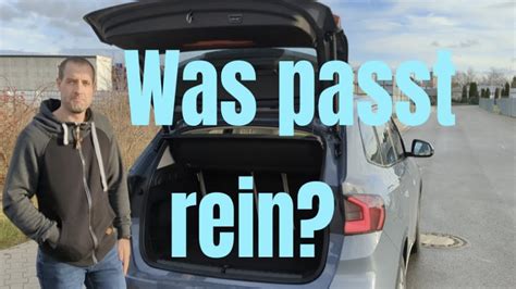 Bmw Ix Kofferraumvolumen Und Ablagen Youtube