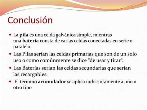 Pilas Baterias Y Acumuladores PPT Descarga Gratuita