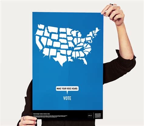 Aiga Get Out The Vote Poster On Behance