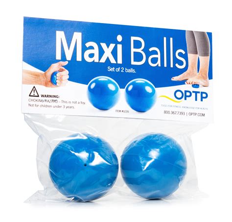 Optp Maxi Balls Pair Self Massage Ball Set For Therapy And Strength