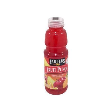 Langers Fruit Punch A Blend Of Three Juices 16 Fl Oz Delivery Or