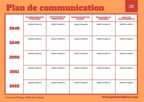 Exemple De Plan De Communication Digitale Pdf Image To U