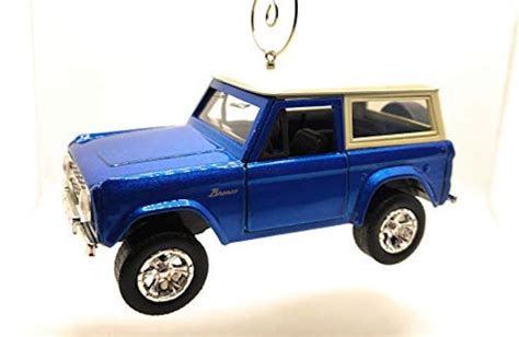 1974 Ford Bronco Large Christmas Ornament 138 Blue Etsy