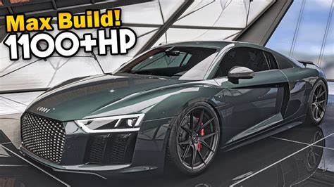 Forza Horizon 5 Car Customization 1100 HP Audi R8 V10 Plus YouTube