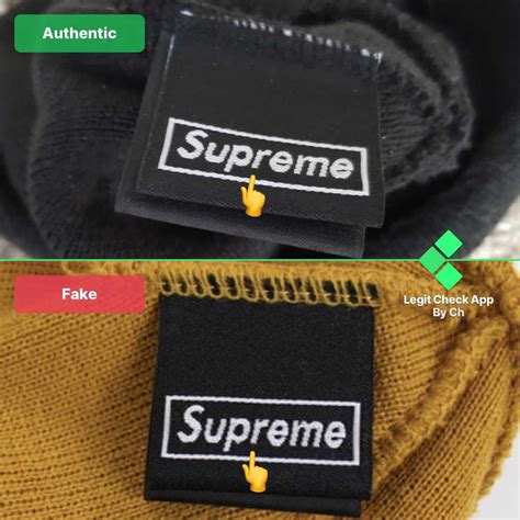 Supreme x New Era Box Logo Beanie: Original Vs Fake