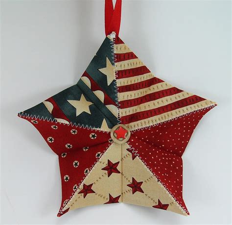 Folded Fabric Stars Instructions