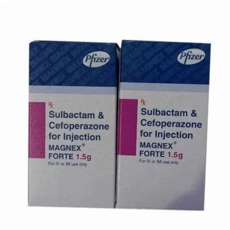 Magnex Forte Sulbactam Cefoperazone Injection Packaging Size Gm