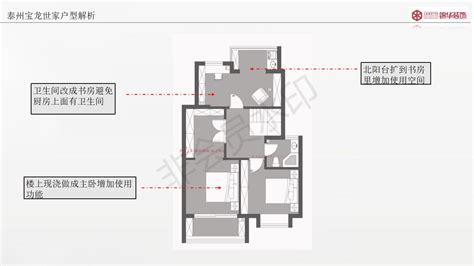 宝龙世家下叠户型解析户型解析 装修设计方案 泰州锦华装饰