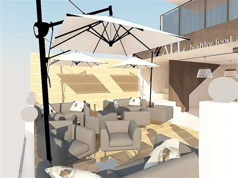 Healthy restaurant interior - Edmark International - Urvission Interiors