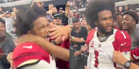 Kyler Murray Cardinals Qb Has No Hard Feelings Toward Fan Who Hit