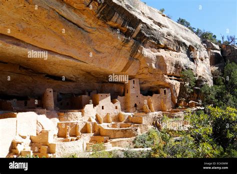 Cliff Palace, cliff dwellings of the Anasazi, Mesa Verde National Park ...