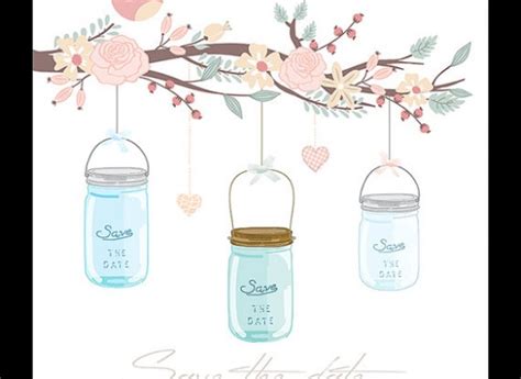 Hanging Mason Jar Clip Art