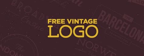 FREE Vintage Logo - Layerform