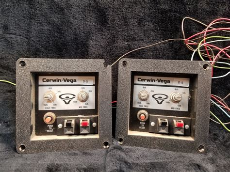 Vintage Cerwin Vega D 5 Pair Of Crossovers Tested Working Etsy