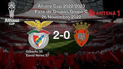 Benfica Vs Penafiel Relato Dos Golos R Dio Antena Ta A Da