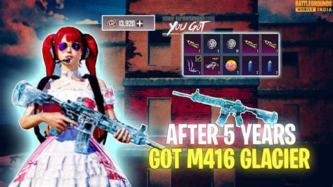 😍omg Finally I Got M416 Glacier And Akm M416 Glacier Create Opening