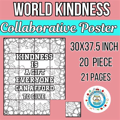 World Kindness Day Activities Collaborative Poster Coloring Kindness Activity Made By Teachers