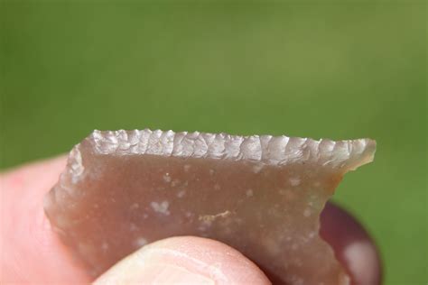 The Fine Marginal Retouch Along A Inch Folsom Projectile Point