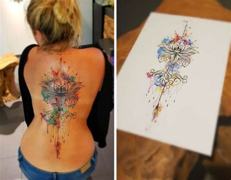 27 Of The Most Beautiful Spine Tattoo Ideas That Perfectly Accentuate