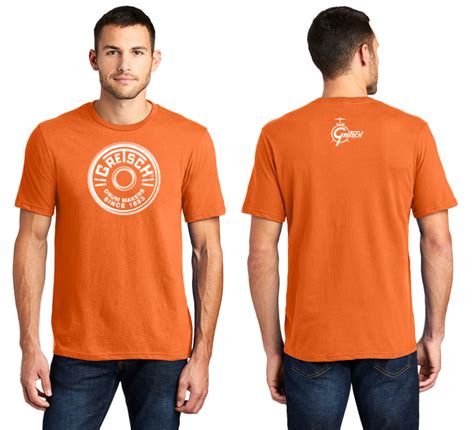 Gretsch Orange Round Badge Tee Shirt Gretsch Drums