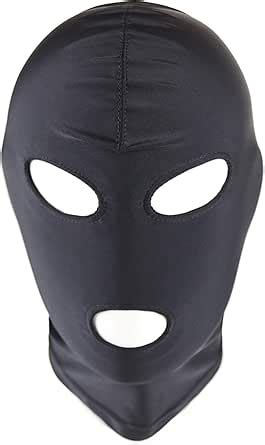 Amazon Women And Men S Full Face Bondage Hood Mask For Sex Games BDSM Toys Sex Mask Hoods