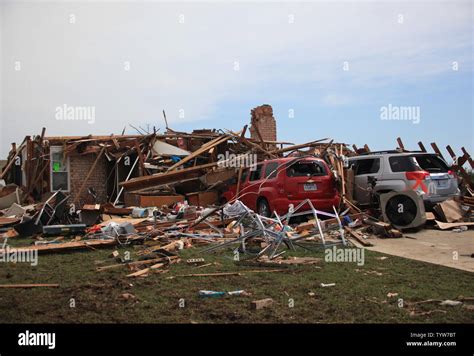 A Path Of Destruction Is Seen In The Aftermath Of A Series Of Tornadoes