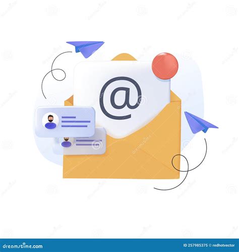 Email and Messaging,Email Marketing Campaign. 3D Render Mail Sending
