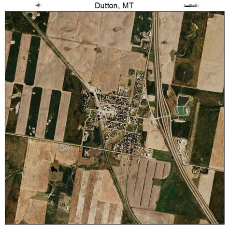 Aerial Photography Map Of Dutton Mt Montana