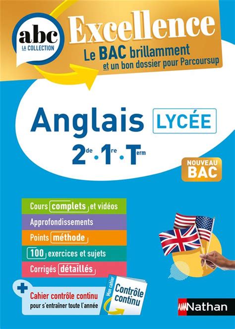 Abc Du Bac Excellence Anglais De Re Terminale Dition