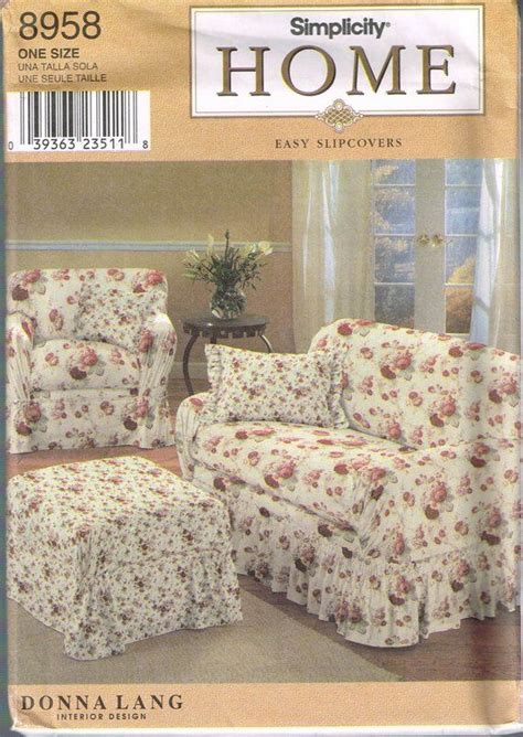 Easy Sofa Cover Sewing Pattern Arm Chair Cover Sewing Pattern