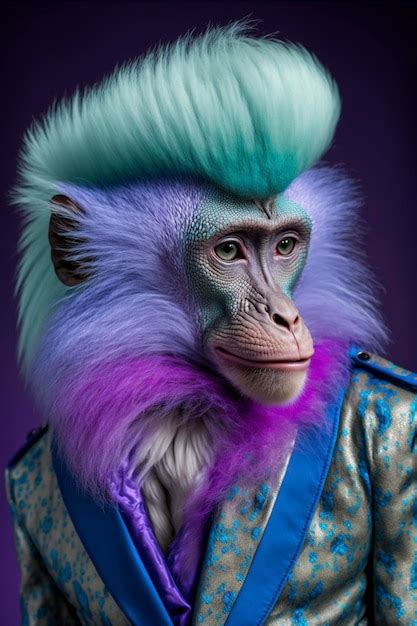 Monkey Wearing Makeup