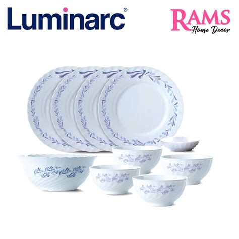 Luminarc Pcs Pcs Tempered Glass Dinner Set Magical Diwali