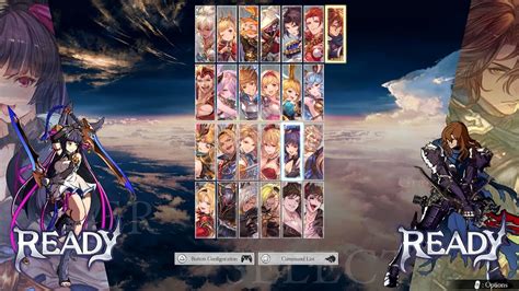 Granblue Fantasy Versus Rising All Character Select Animations