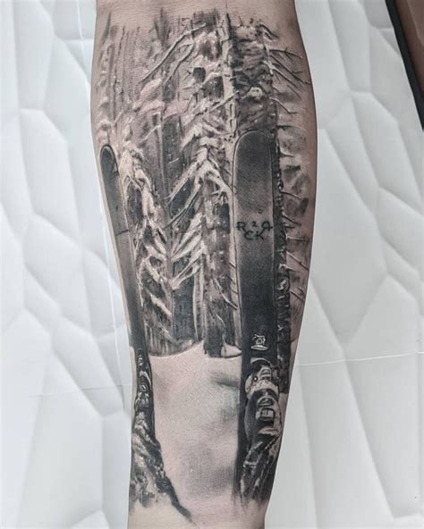 30 Unique Skiing Tattoos You Will Love Xuzinuo Page 16