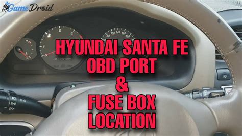 Hyundai Santa Fe Obd Port