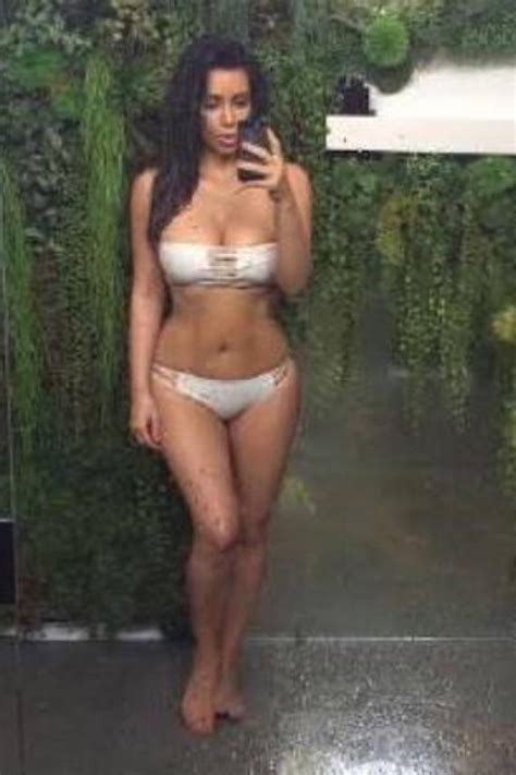 Kim Kardashian Thin Bikini