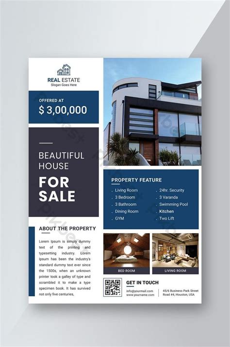 Modern Real Estate Sales Flyer Design Template Psd Free Download