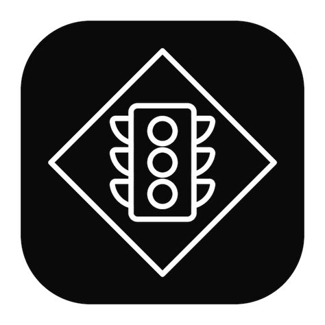 Premium Vector Traffic Lights Icon