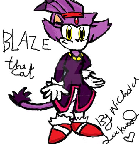Blaze the cat by pinkprincess2012 on DeviantArt
