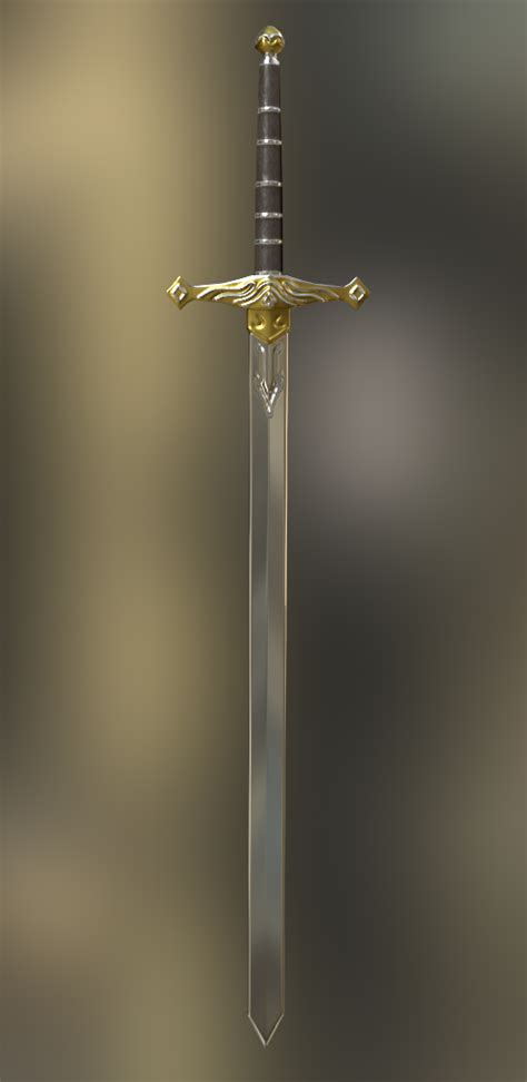 Paladin Sword: Concept to Final 3D Render :: Behance