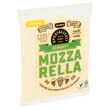 Jumbo Geraspte Mozzarella Kaas 40 150g Bestellen Vleeswaren Kaas