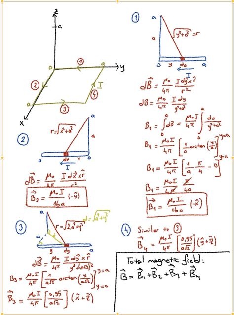 A Square Loop Of Wire Lies In The X Y Plane With Opposite Corners At