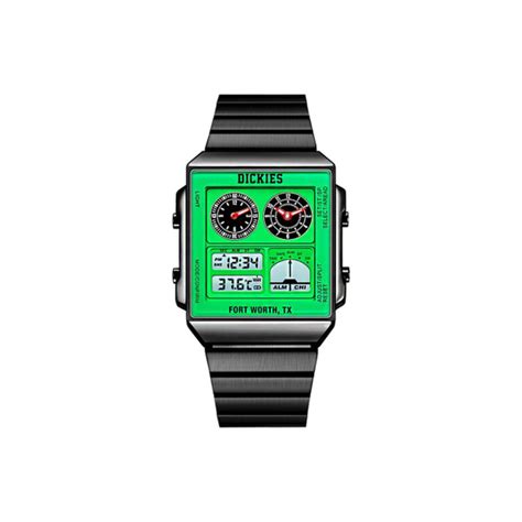 DICKIES Часы наручные кварцевые CL-551 зеленые купить на OZON по низкой ...