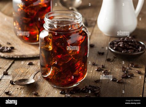 Homemade Cold Brew Coffee To Drink For Breakfast Stock Photo Alamy