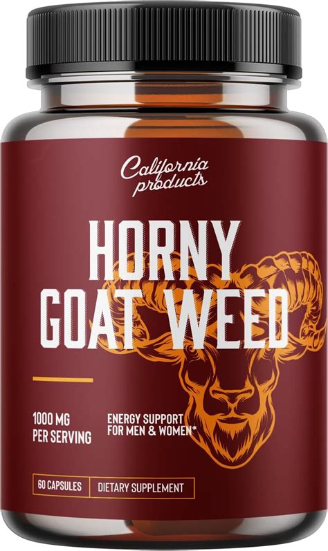 Horny Goat Weed Extract Libido Supplement For Men Women Boosts Sex Drive Increases