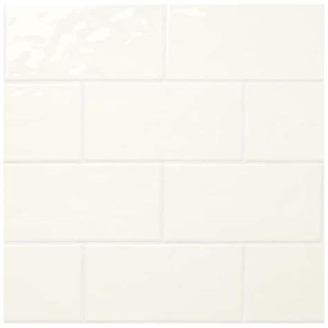 Daltile Luxecraft White In X In Glazed Ceramic Subway Wall Tile