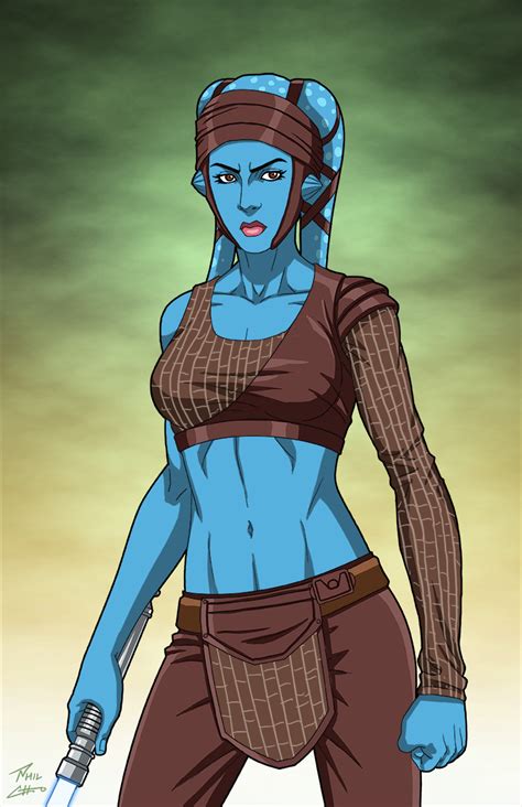 Aayla Secura Commission By Phil Cho On Deviantart